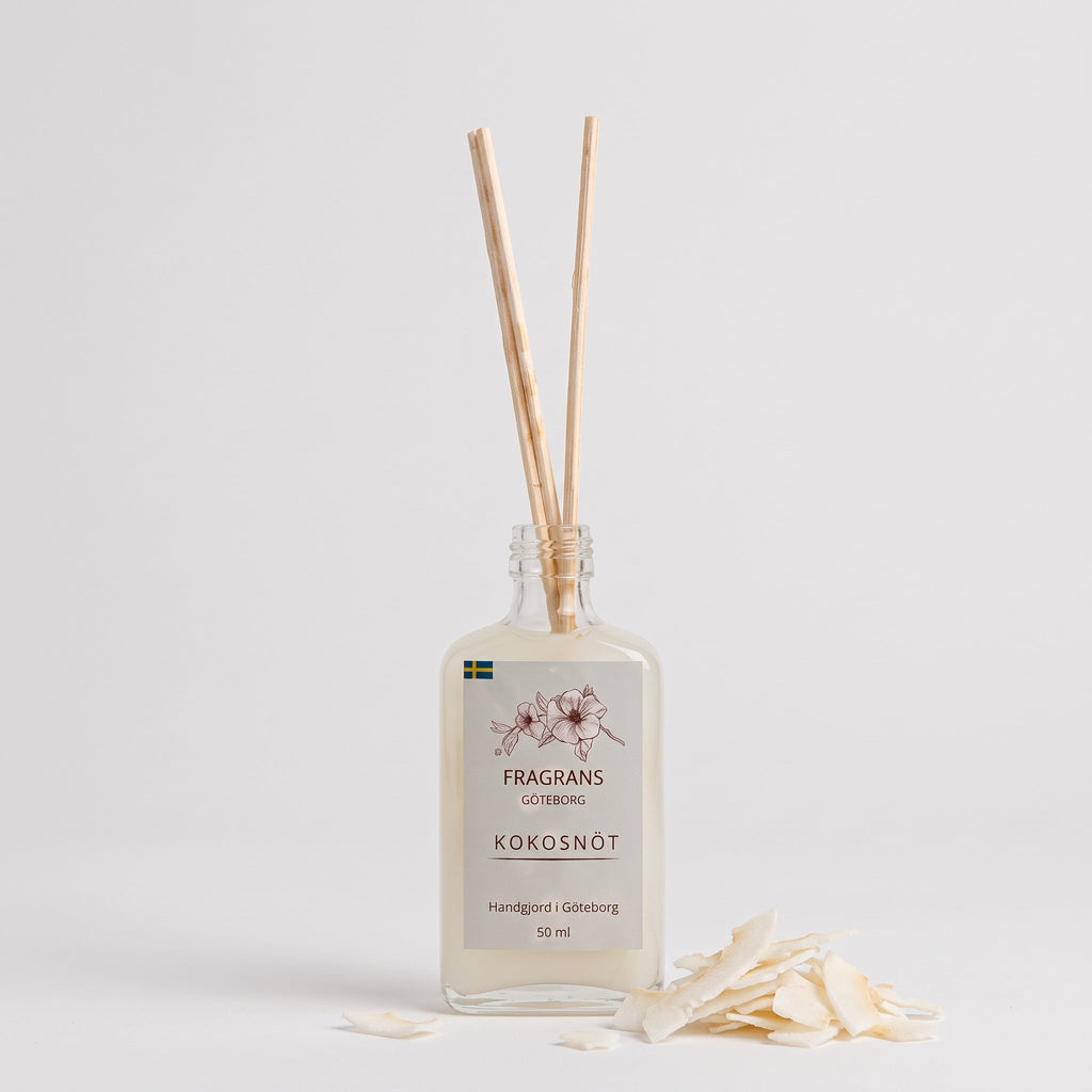 Kokosnöt Doftpinnar - 50ml Fragrans Göteborg