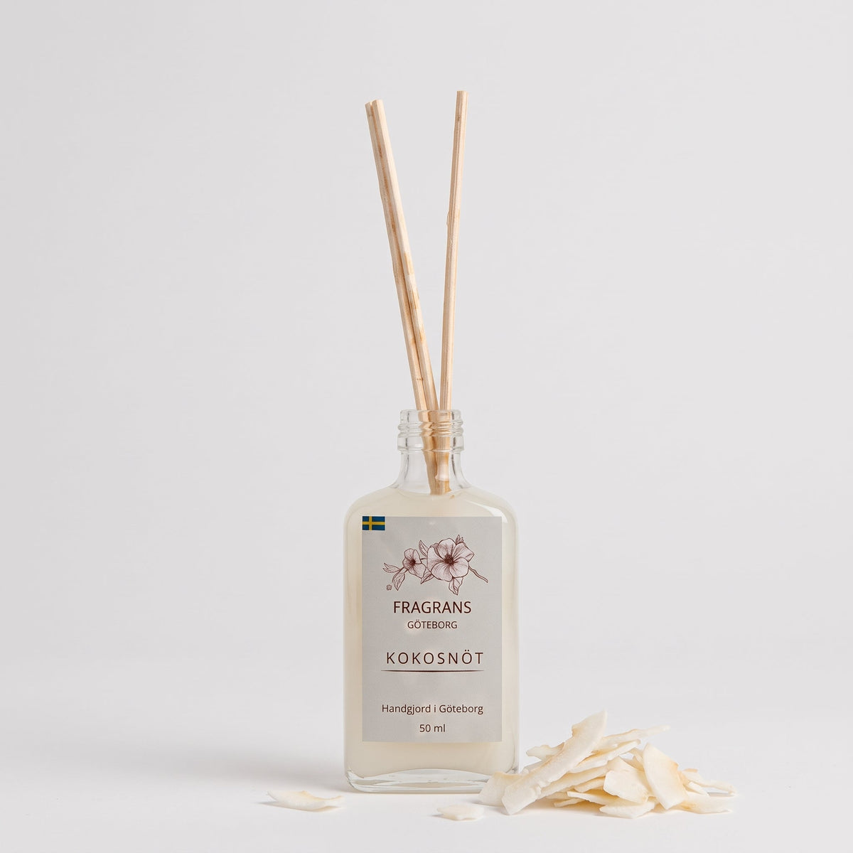 Kokosnöt Doftpinnar - 50ml Fragrans Göteborg
