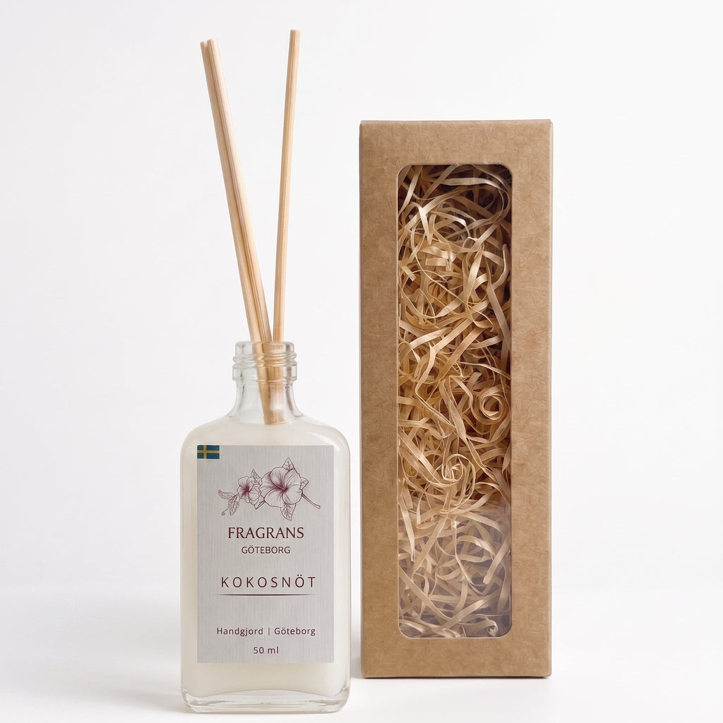 Kokosnöt Doftpinnar - Källan 50ML Fragrans Göteborg