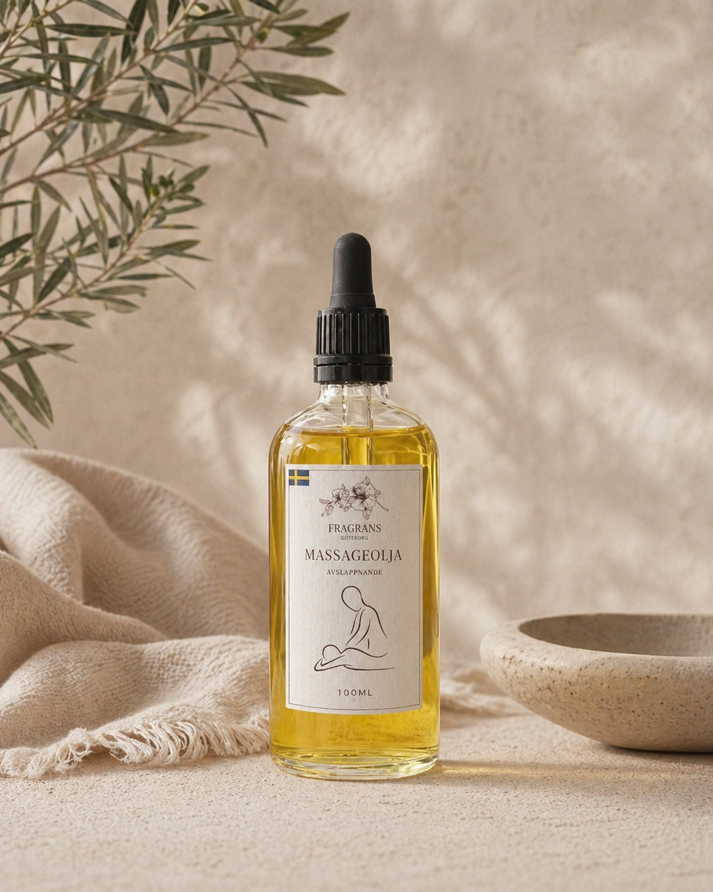 Massageolja 100ml | Fragrans Göteborg Min butik