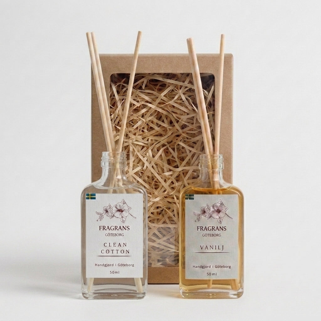 Duo pack Doftpinnar Citrus & Clean Cotton Fragrans Göteborg