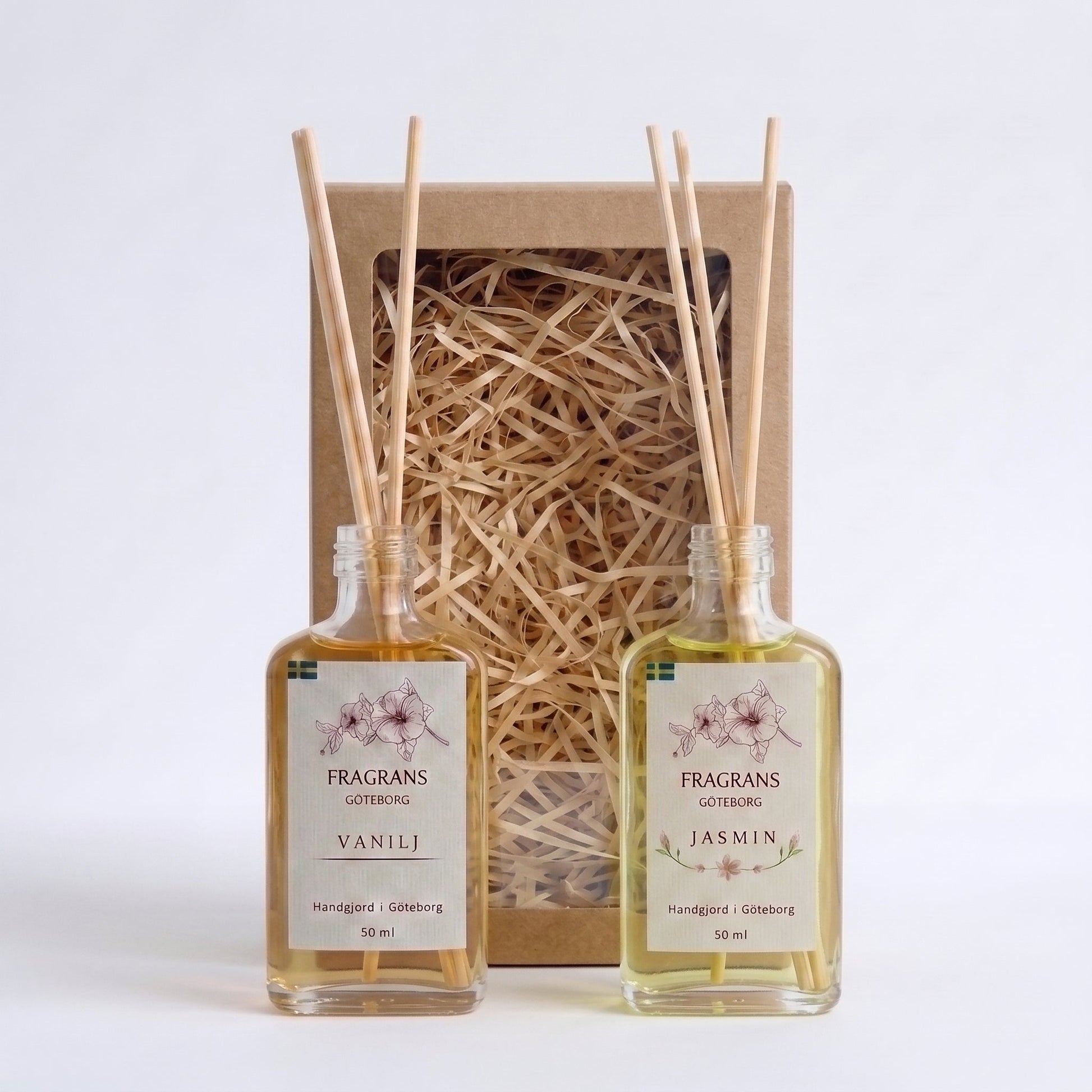 2x50ml Doftpinnar Källan Jasmin & Vanilj Fragrans Göteborg