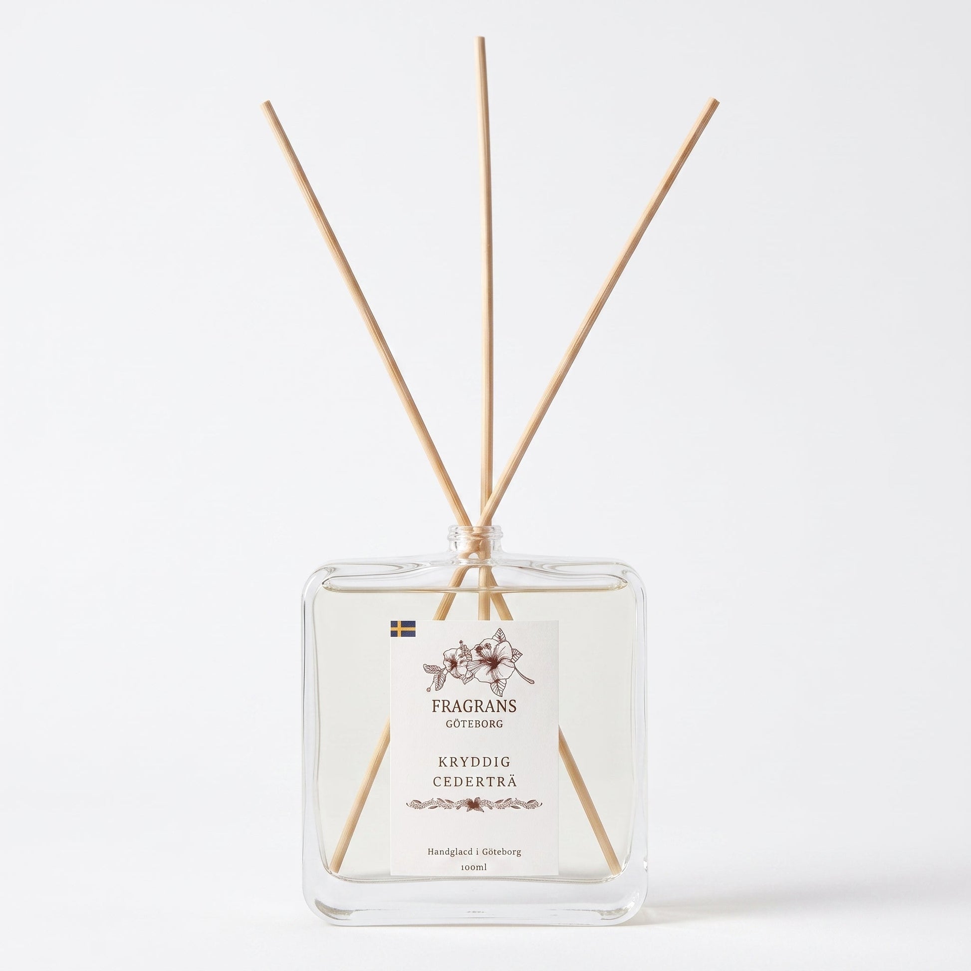Kryddig Cederträ Doftpinnar - Tavlan 100ML Fragrans Göteborg