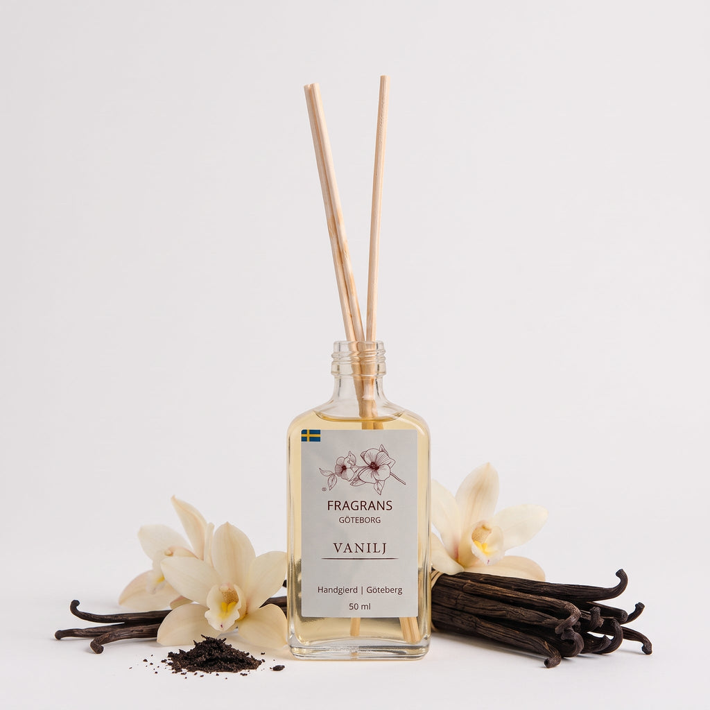 Vanilj Doftpinnar - Källan 50ML Fragrans Göteborg