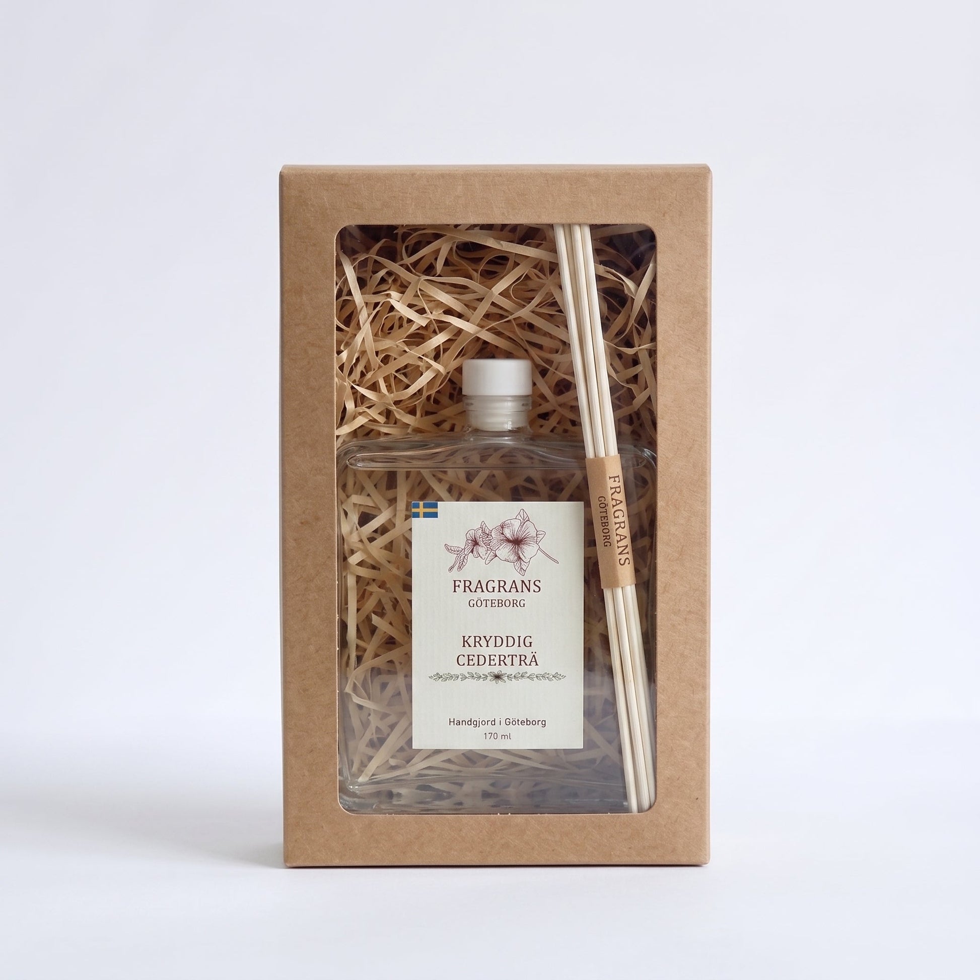 Kryddig Cederträ Doftpinnar - Tavlan 100ML Fragrans Göteborg