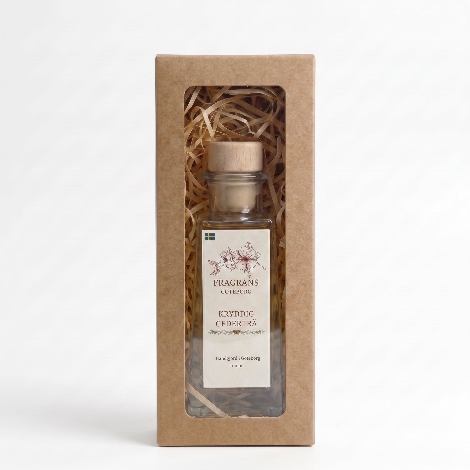 Kryddig Cederträ Doftpinnar - Vessel 100ML Fragrans Göteborg