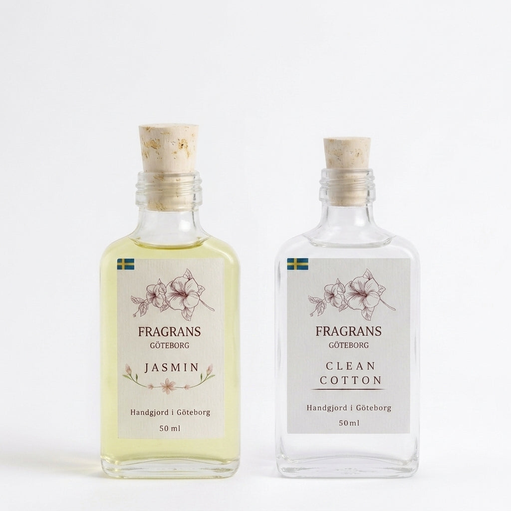 2x50ml Doftpinnar Källan Clean Cotton & Jasmin Fragrans Göteborg
