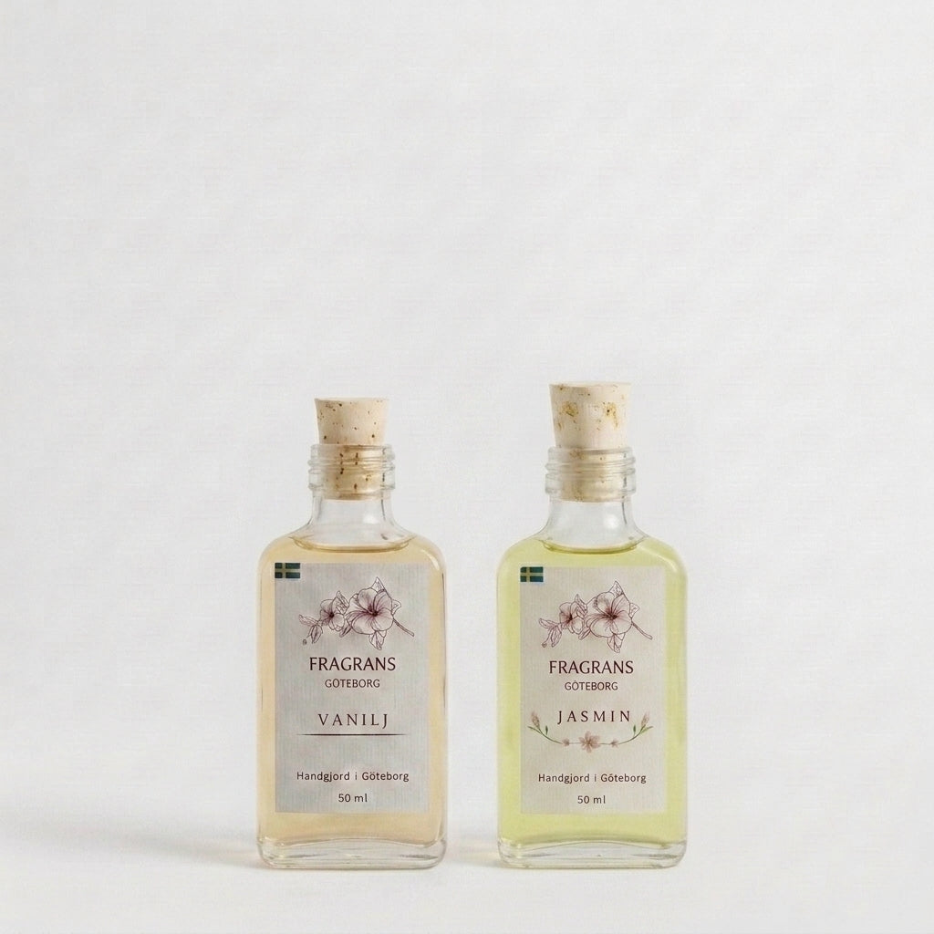 2x50ml Doftpinnar Källan Jasmin & Vanilj Fragrans Göteborg