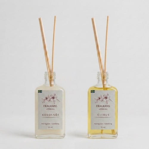 2x50ml Doftpinnar Källan Citrus & Kokosnöt Fragrans Göteborg