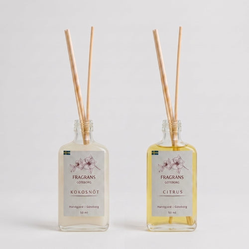 2x50ml Doftpinnar Källan Citrus & Kokosnöt Fragrans Göteborg