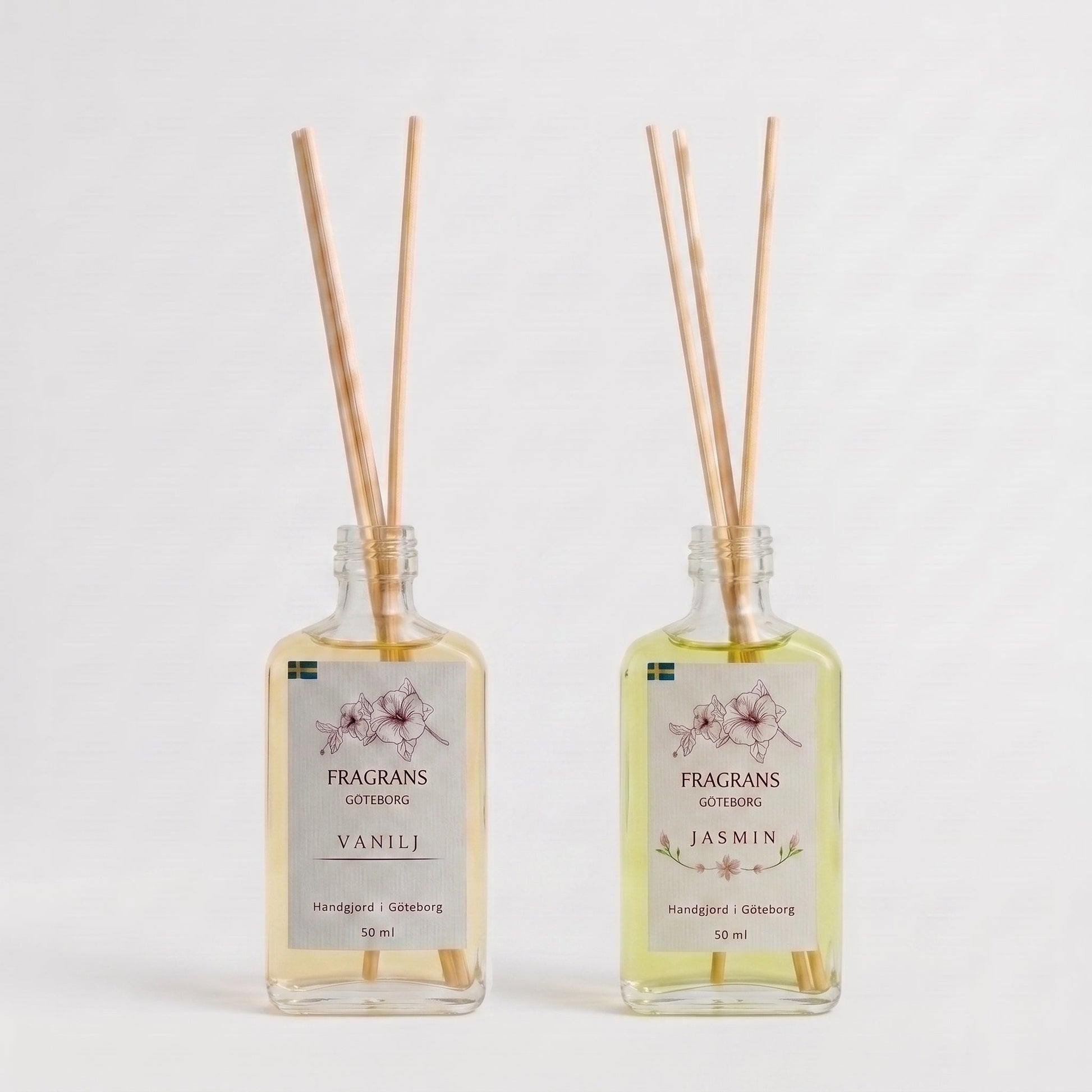 2x50ml Doftpinnar Källan Jasmin & Vanilj Fragrans Göteborg
