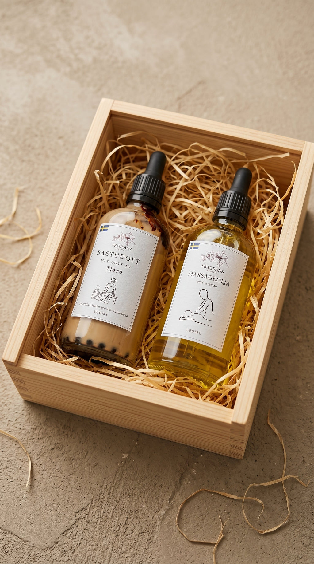 Bastu Massage Paket 2x100ml | Fragrans Göteborg Fragrans Göteborg
