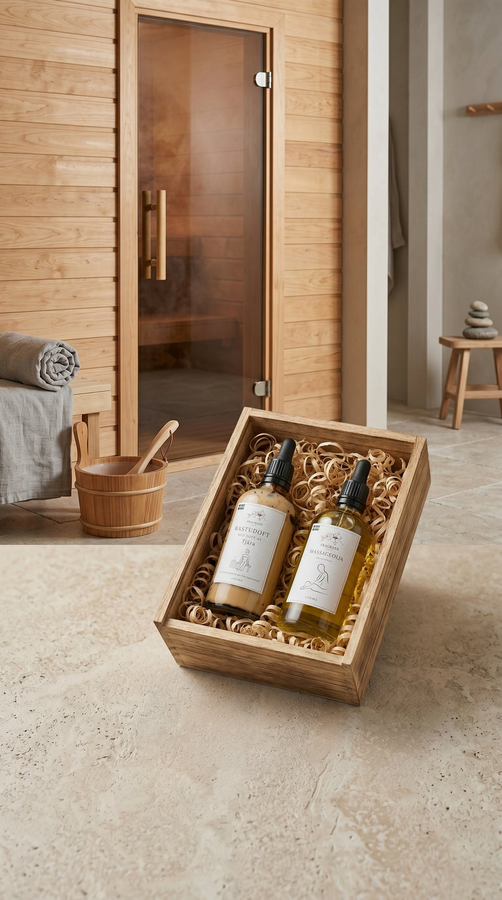 Bastu Massage Paket 2x100ml | Fragrans Göteborg Fragrans Göteborg
